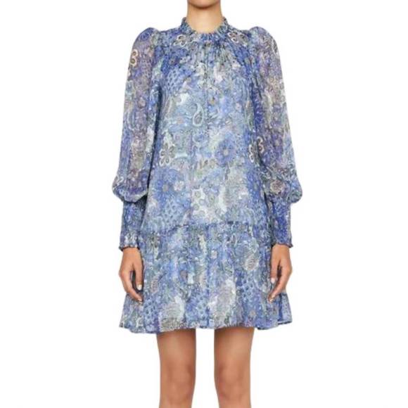 NEW MARIE OLIVER irena mini dress in breeze